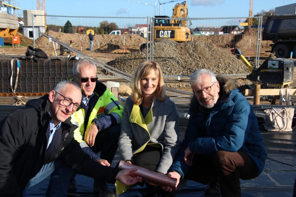 Kita-Grundsteinlegung ist der Startschuss für ein großes Neubauprojekt