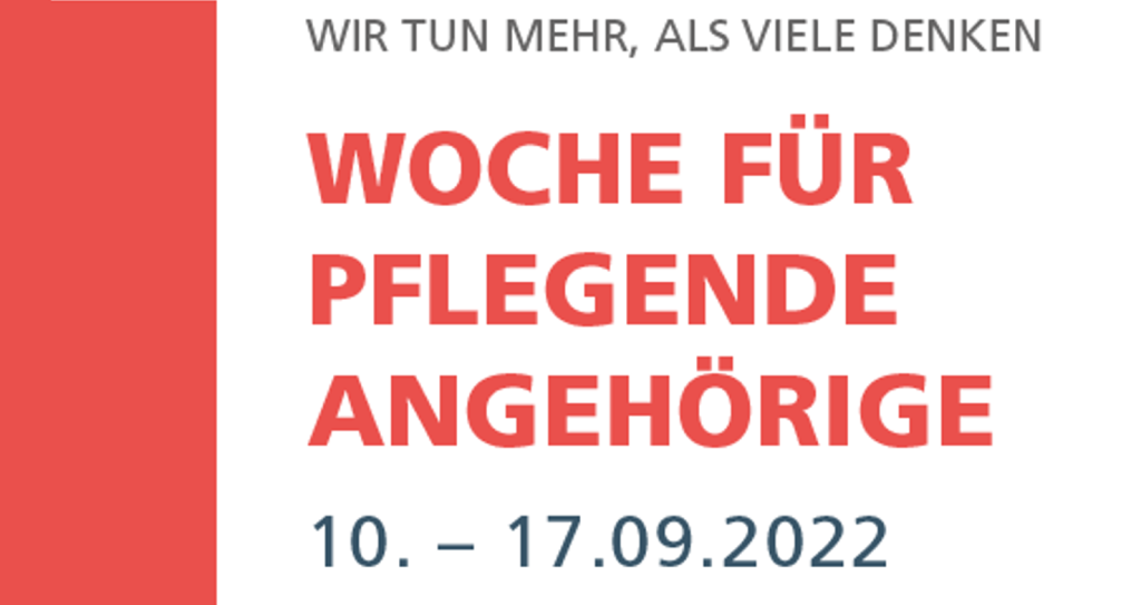 Aktionswoche Pflegende Angehörige