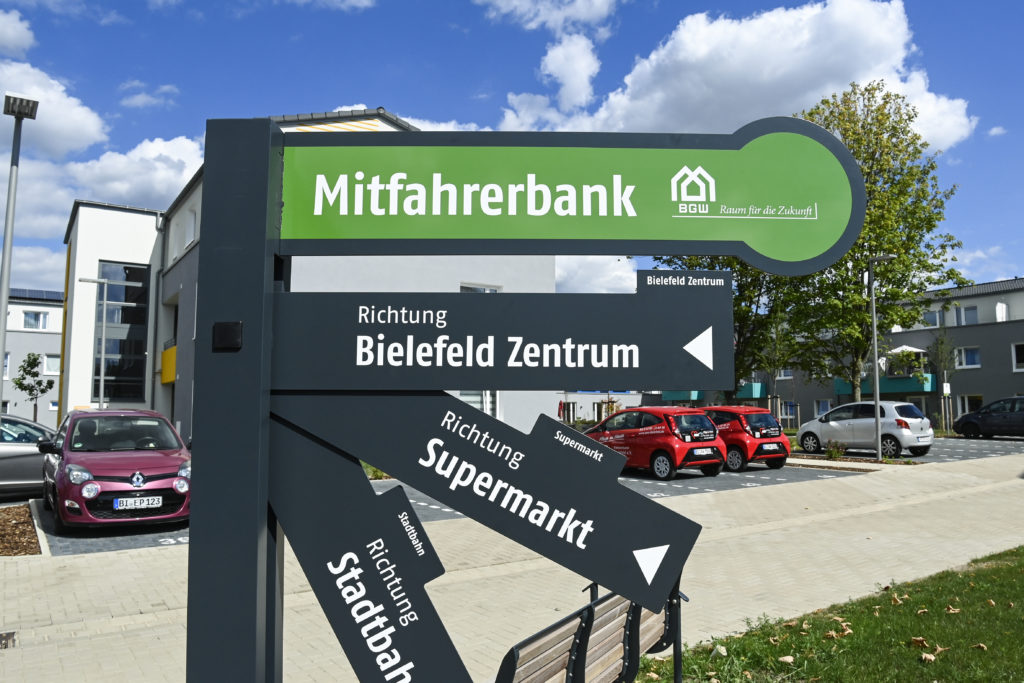 Mitfahrerbank Brockeiche